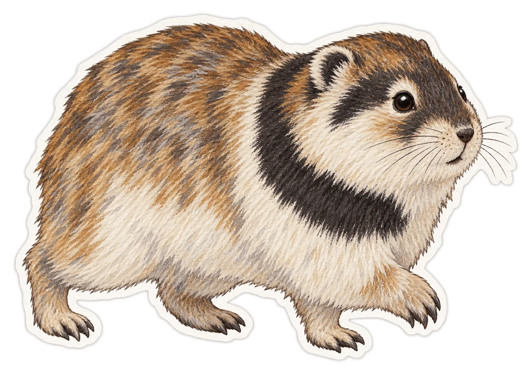 Le lemming à collerette (Dicrostonyx torquatus)