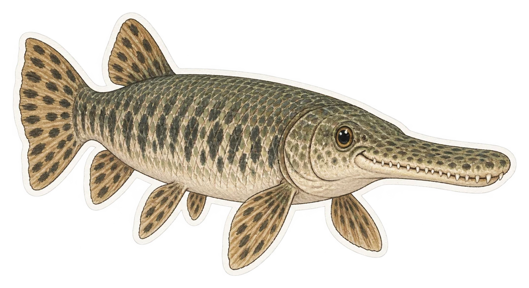 Le lepisoste à museau alligator (Atractosteus spatula)