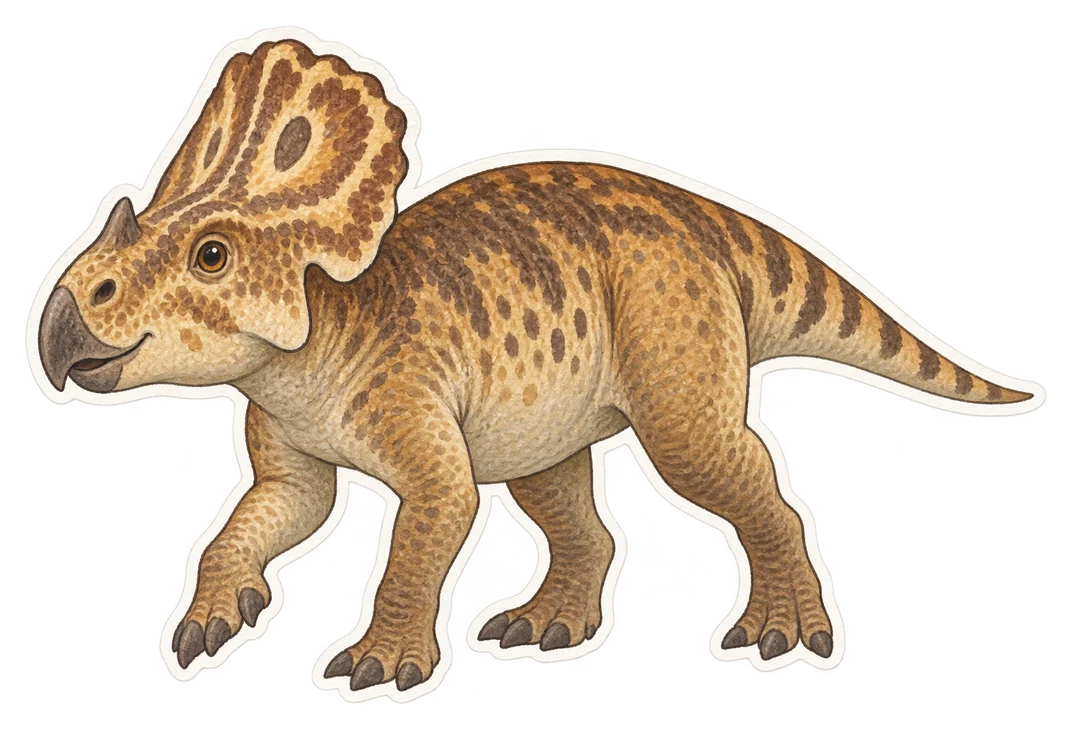 Le leptocératops (Leptoceratops gracilis)