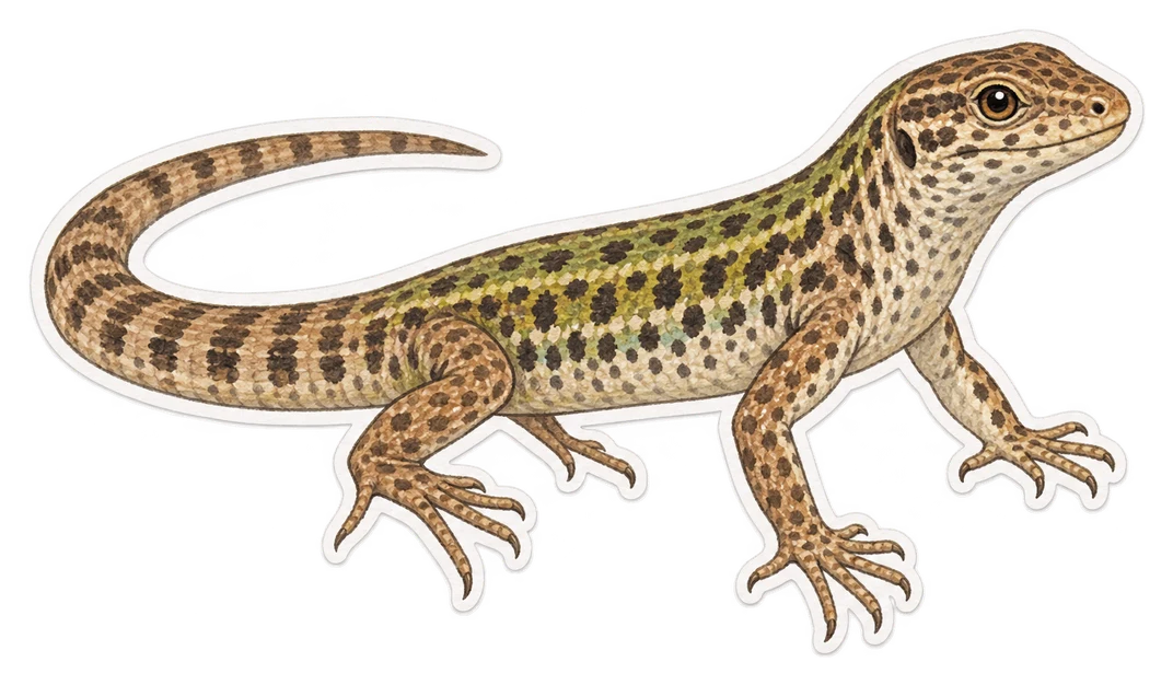 Le lézard catalan (Podarcis liolepis)