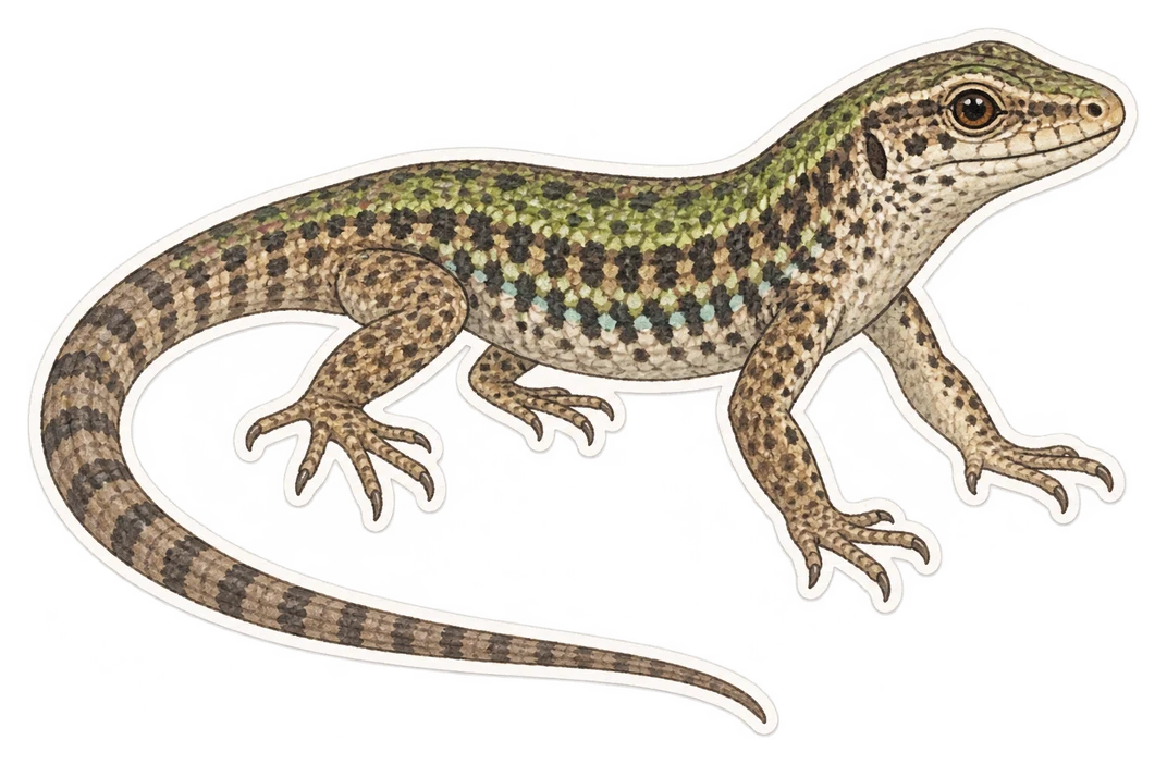 Le lézard de Bedriaga (Archaeolacerta bedriagae)