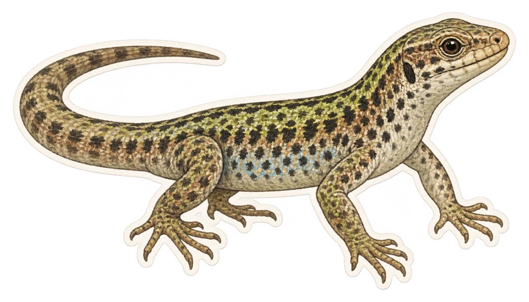 Le lézard des Pyrénées (Iberolacerta bonnali)