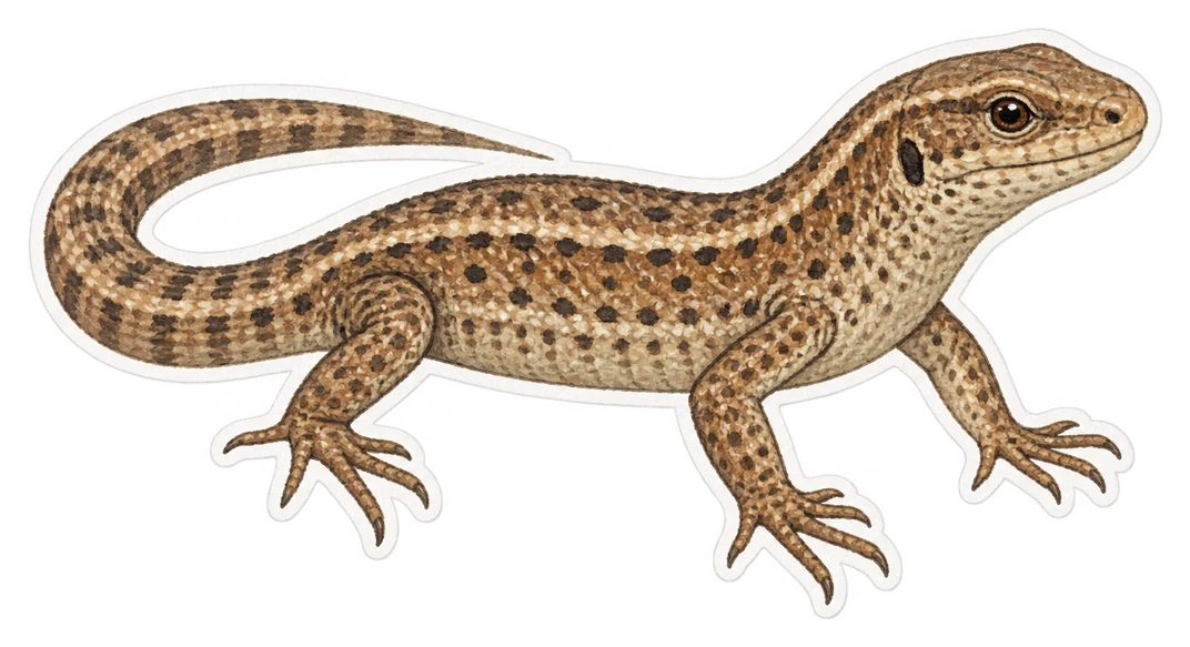 Le lézard vivipare (Zootoca vivipara)