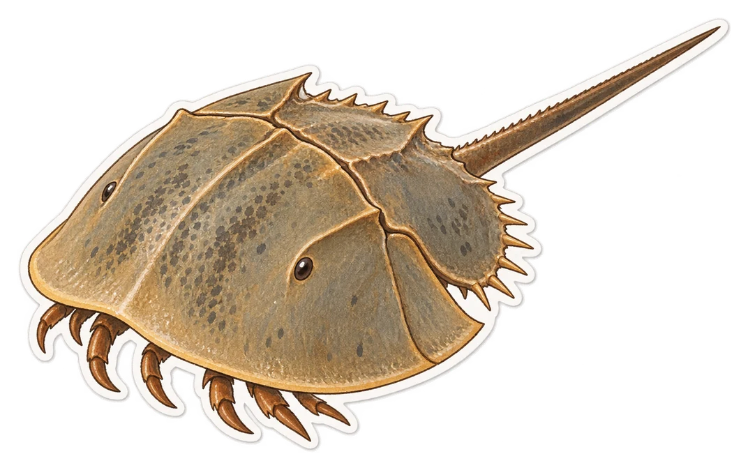 La limule (Limulus polyphemus)
