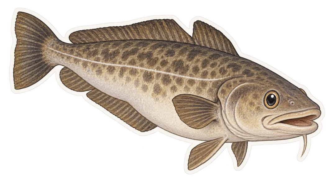 La lingue franche (Molva molva)