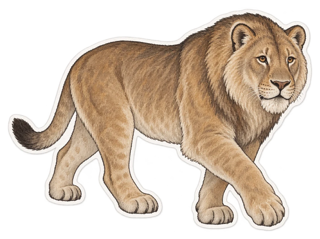 Le lion des cavernes (Panthera spelaea)