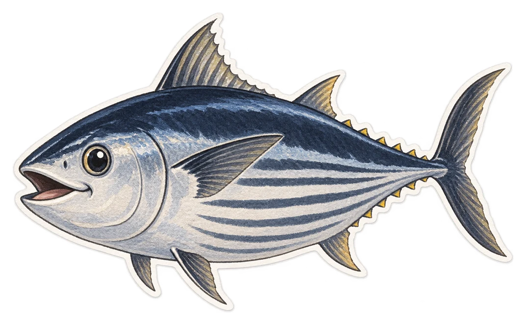 Le listao (Katsuwonus pelamis)