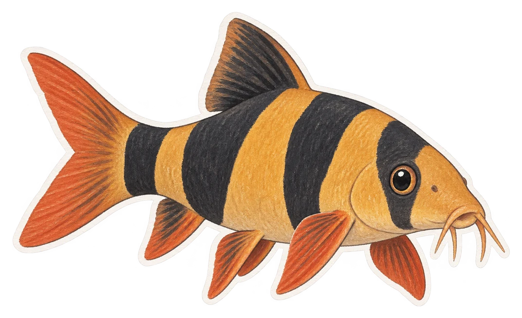 La loche clown (Chromobotia macracanthus)