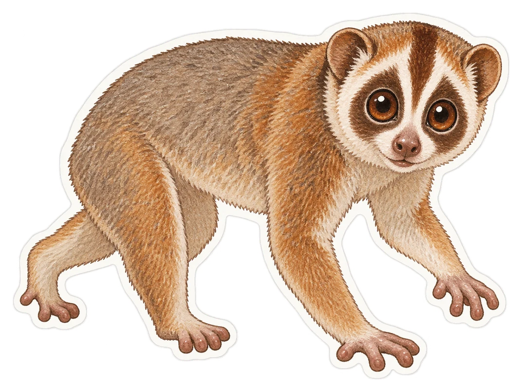 Le loris grêle (Loris tardigradus)