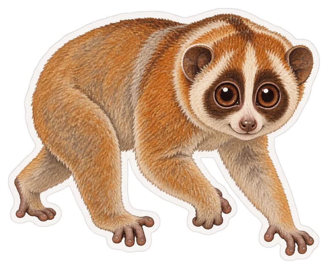 Le loris lent pygmée (Xanthonycticebus pygmaeus)