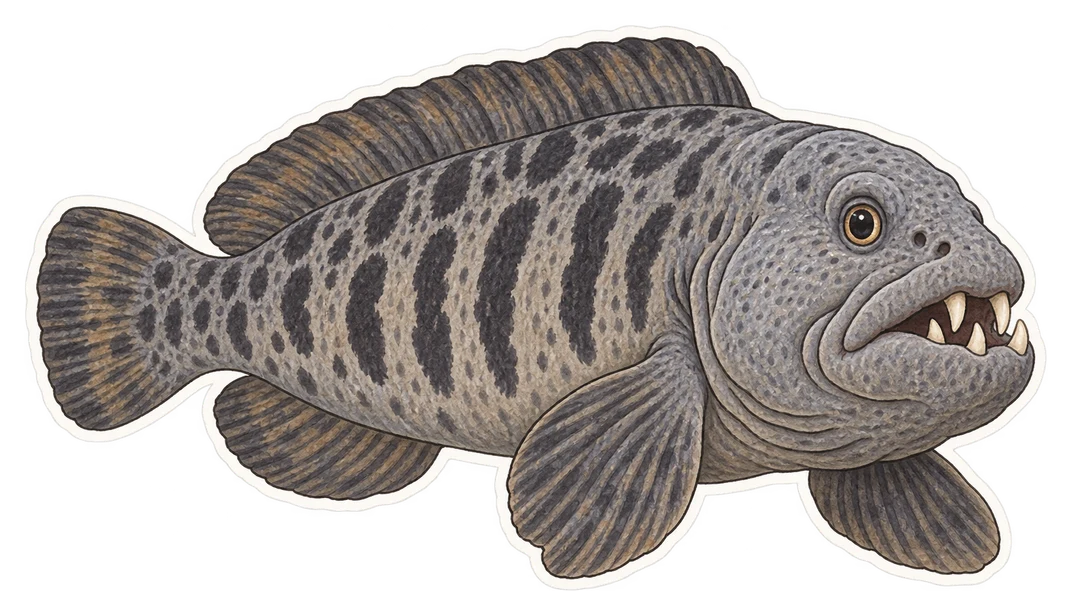 Le loup de mer (Anarhichas lupus)