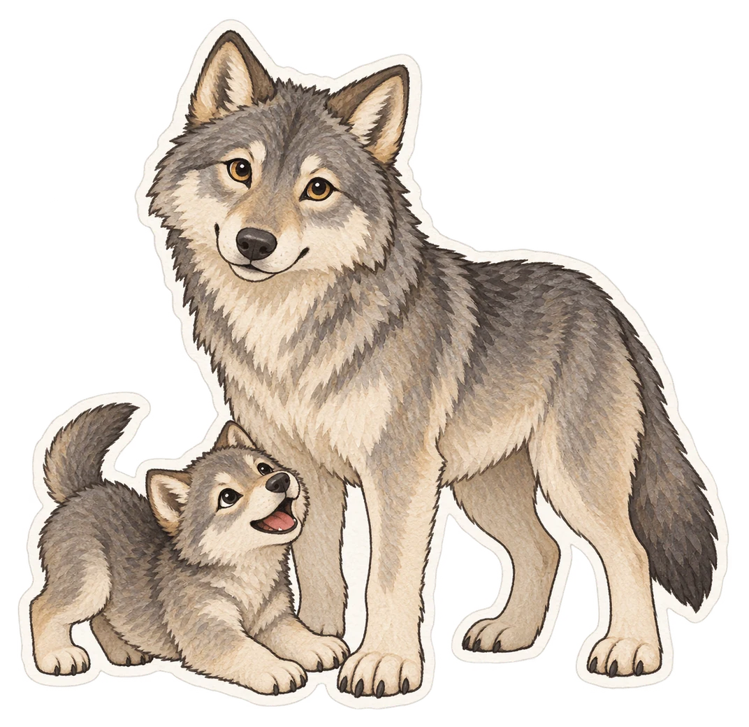 Le petit du loup