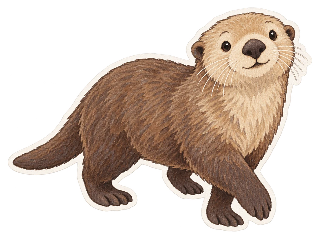 La loutre de mer (Enhydra lutris)
