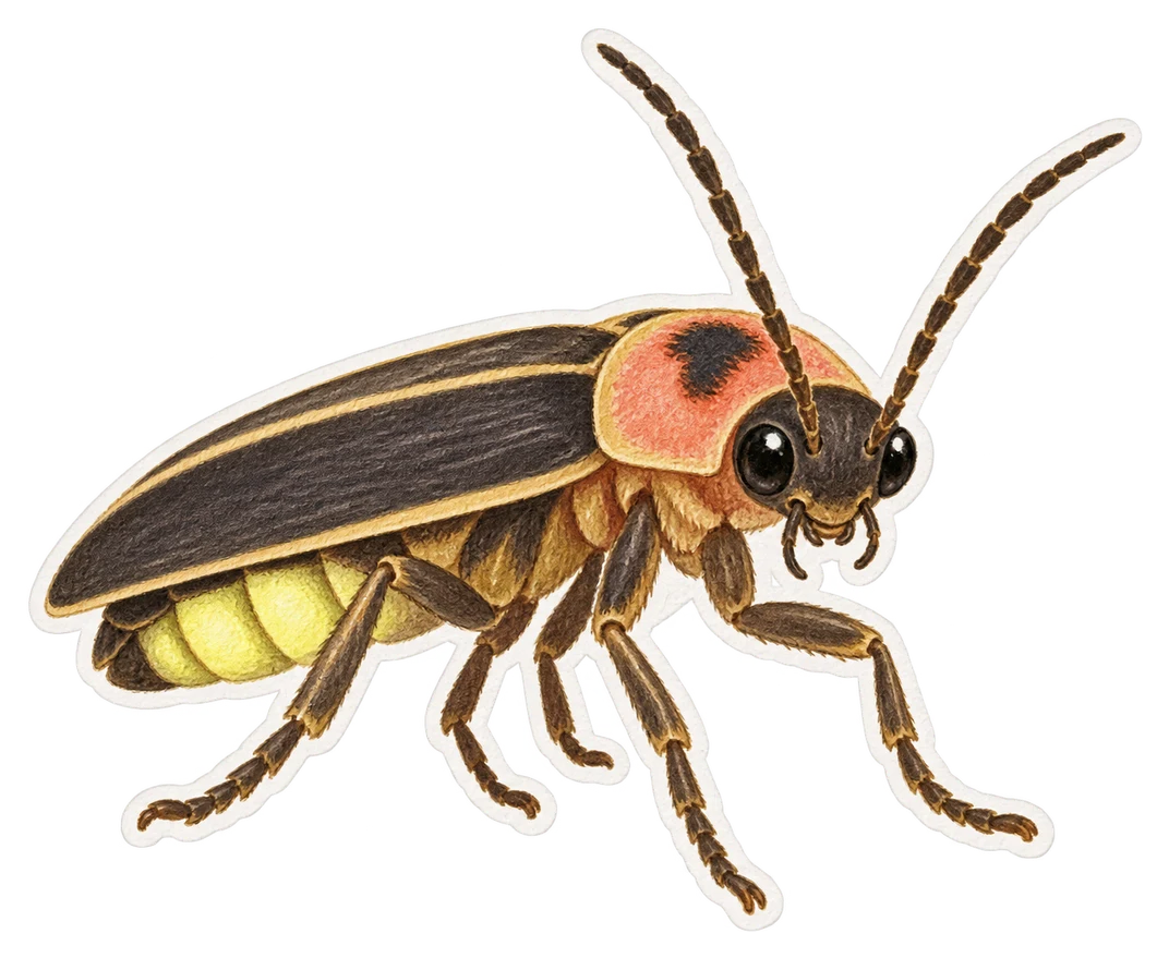 La luciérine américaine (Photinus pyralis)