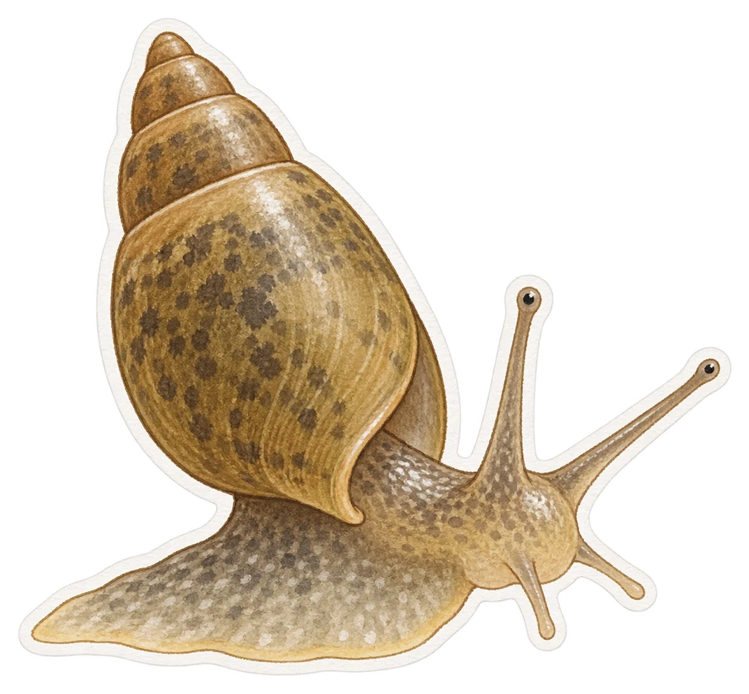 La limnée tronquée (Galba truncatula)