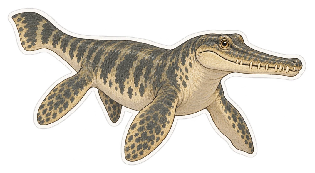Le machimosaurus (Machimosaurus mosae)