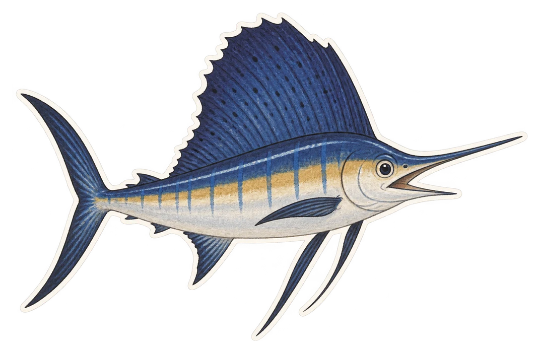 Le makaire de Méditerranée (Tetrapturus belone)