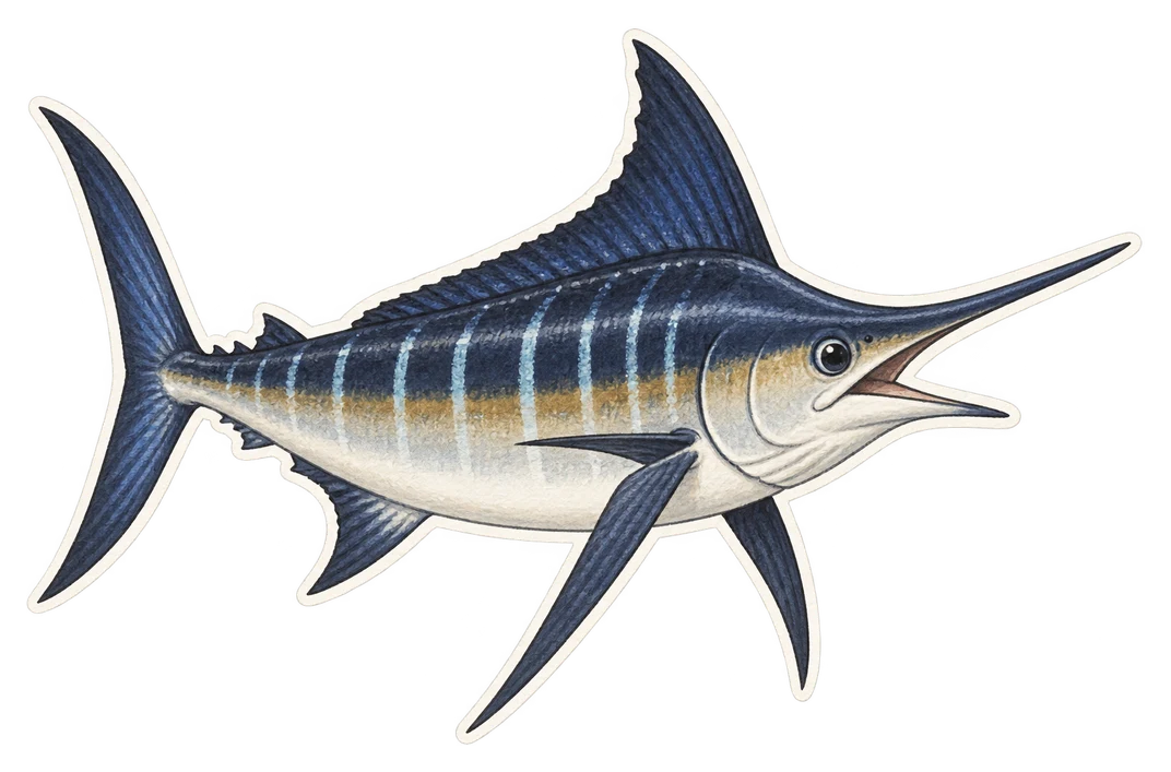 Le makaïre noir (Istiompax indica)