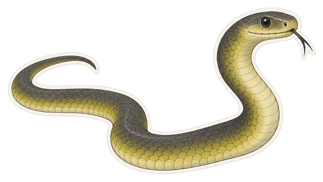 Le mamba de Jameson (Dendroaspis jamesoni)