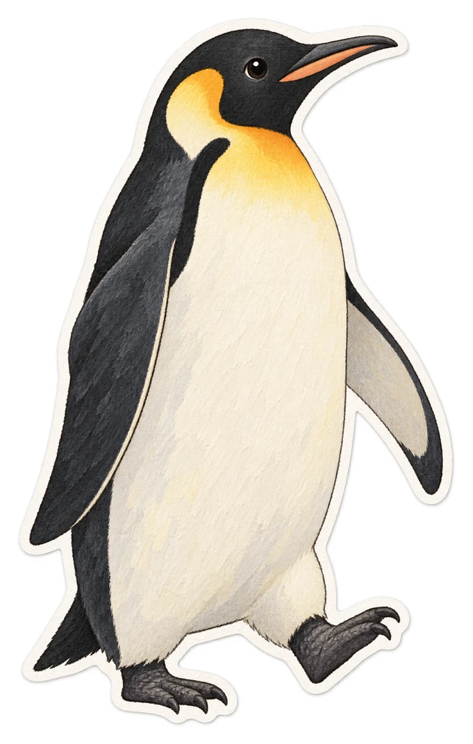 Le manchot empereur (Aptenodytes forsteri)