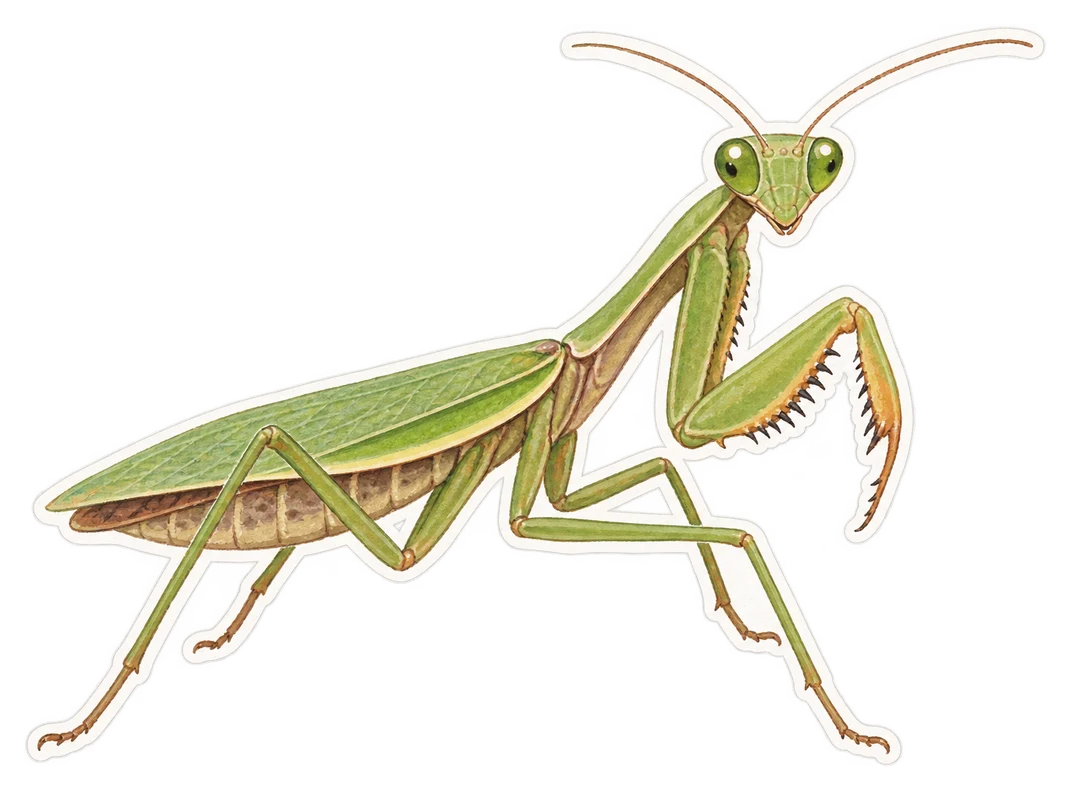 La mante chinoise (Tenodera sinensis)