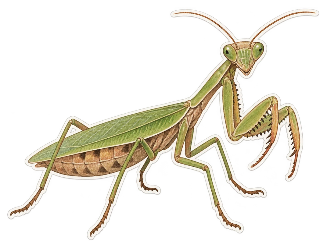 La mante de Caroline (Stagmomantis carolina)