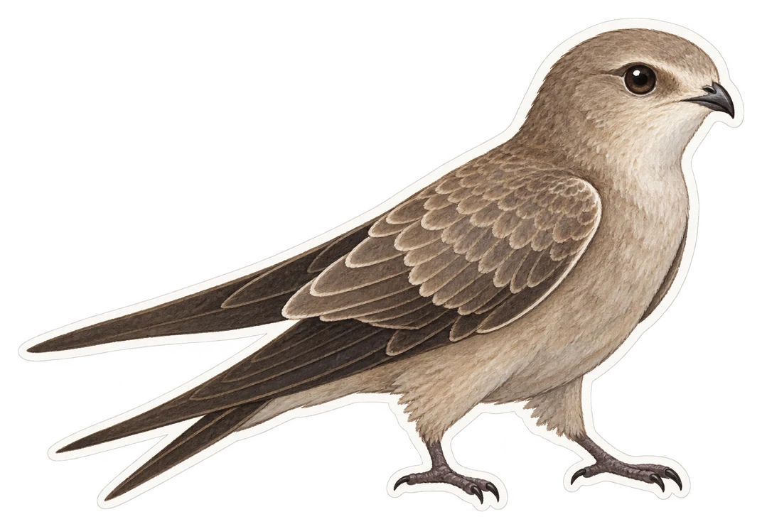 Le martinet pâle (Apus pallidus)