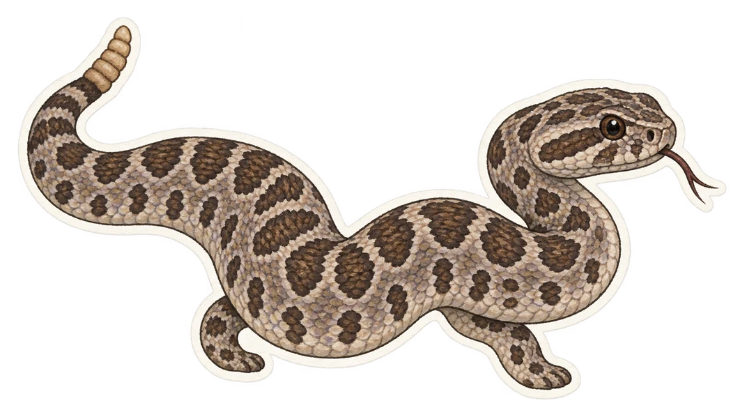 Le massasauga (Sistrurus catenatus)