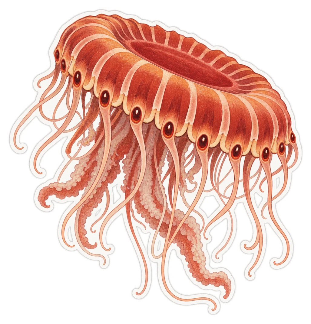 La méduse couronnée (Atolla wyvillei)