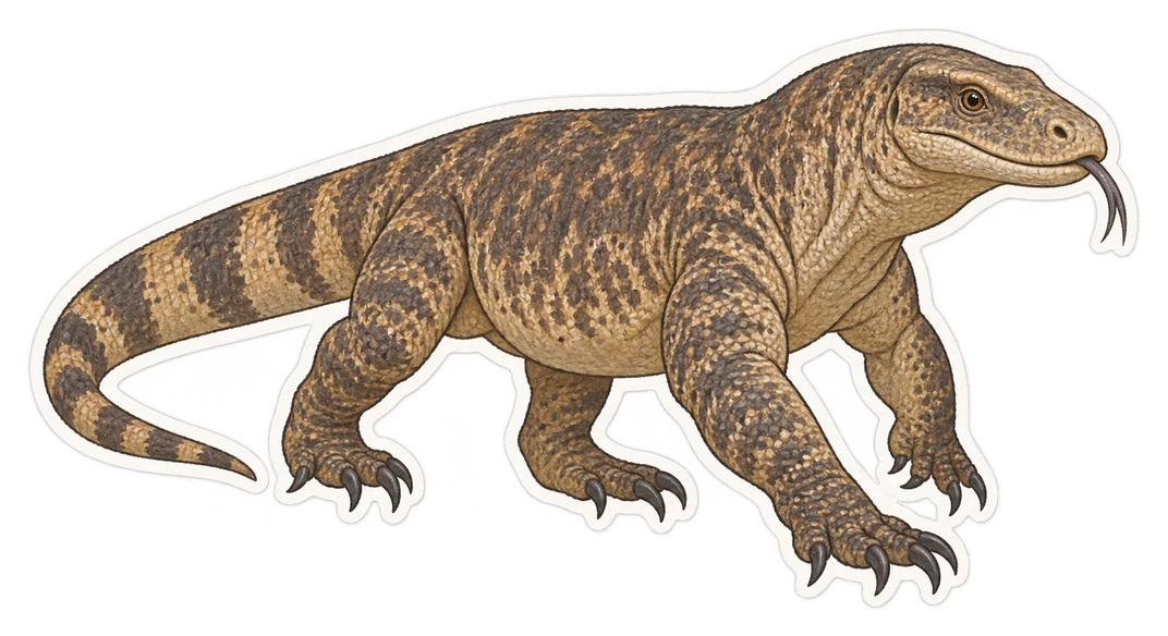 Le mégalania (Varanus priscus)