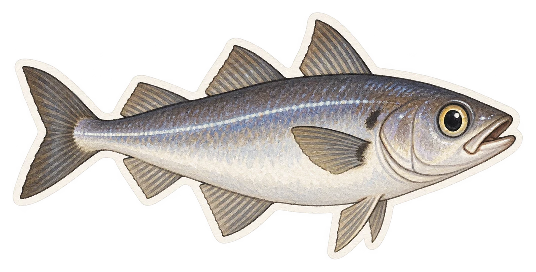 Le merlan bleu (Micromesistius poutassou)