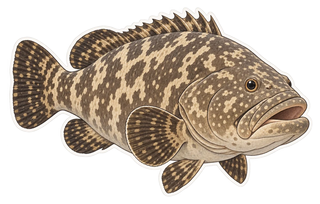 Le mérou géant (Epinephelus lanceolatus)