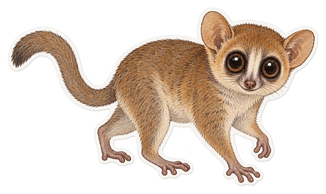 Le microcèbe mignon (Microcebus murinus)