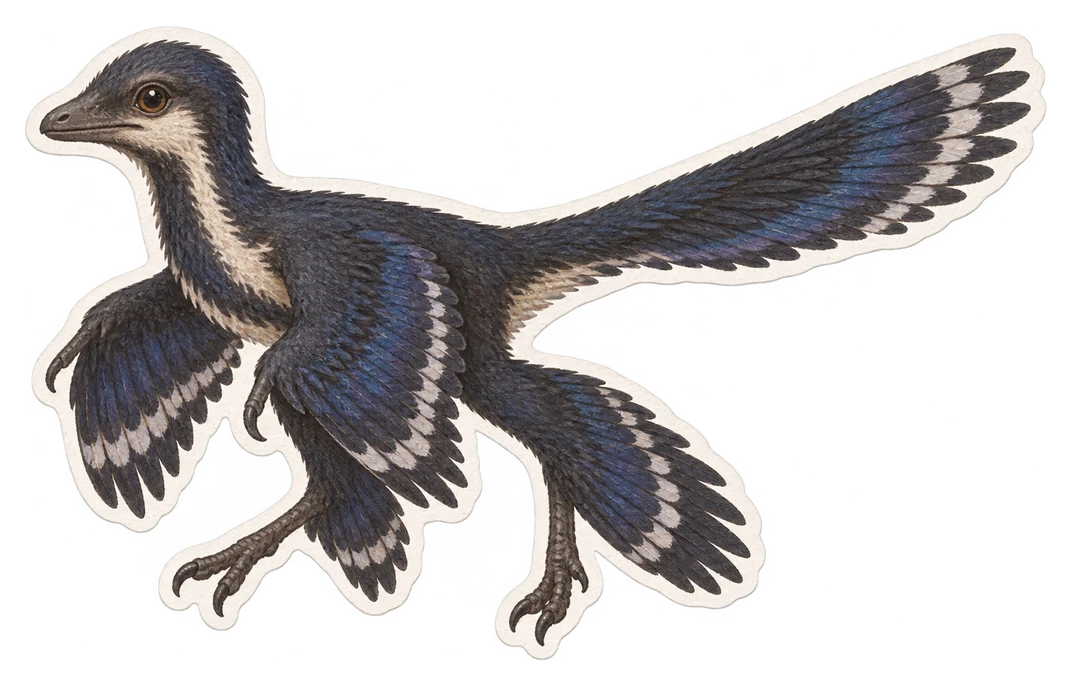 Le microraptor (Microraptor zhaoianus)
