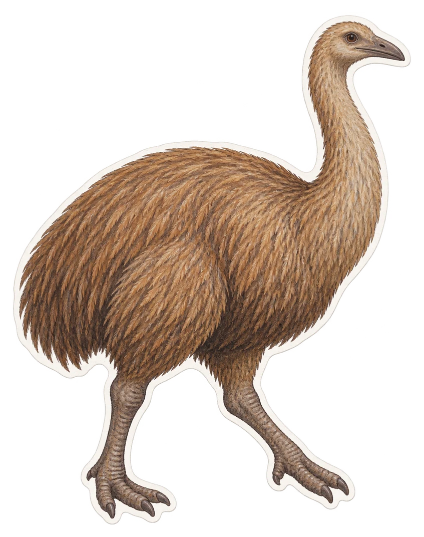Le moa géant (Dinornis robustus)