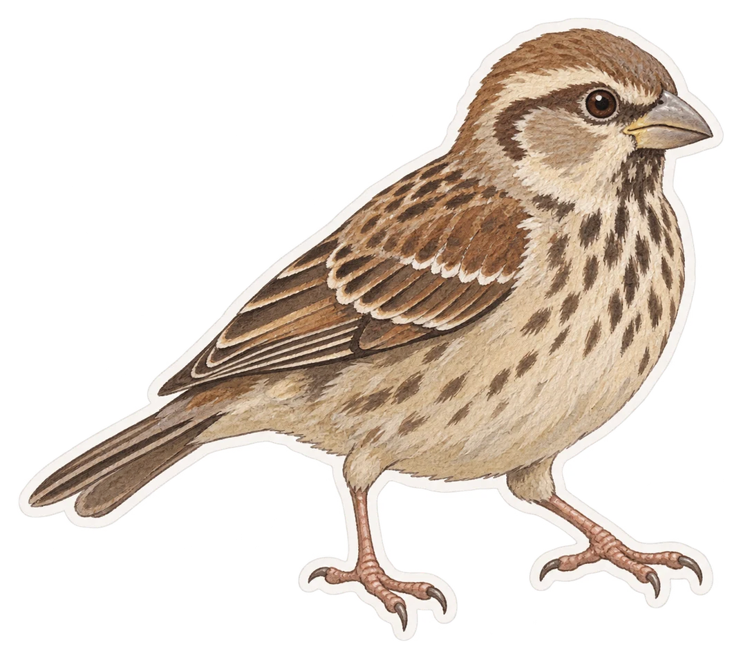 Le moineau soulcie (Petronia petronia)