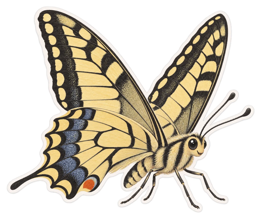 Le machaon (Papilio machaon)