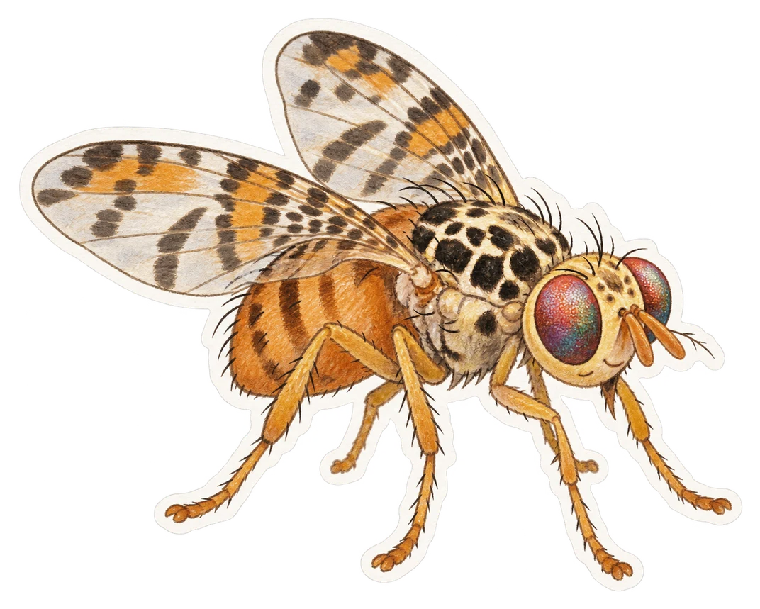 La mouche méditerranéenne des fruits (Ceratitis capitata)