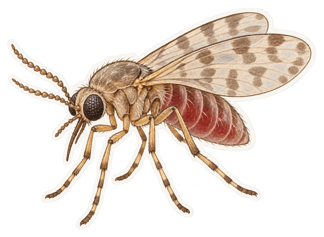 Le moucheron des Highlands (Culicoides impunctatus)