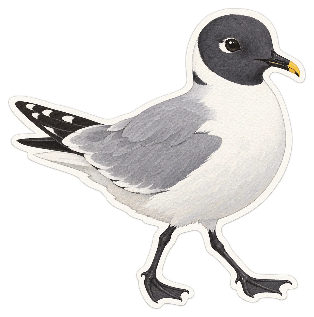La mouette de Sabine (Xema sabini)