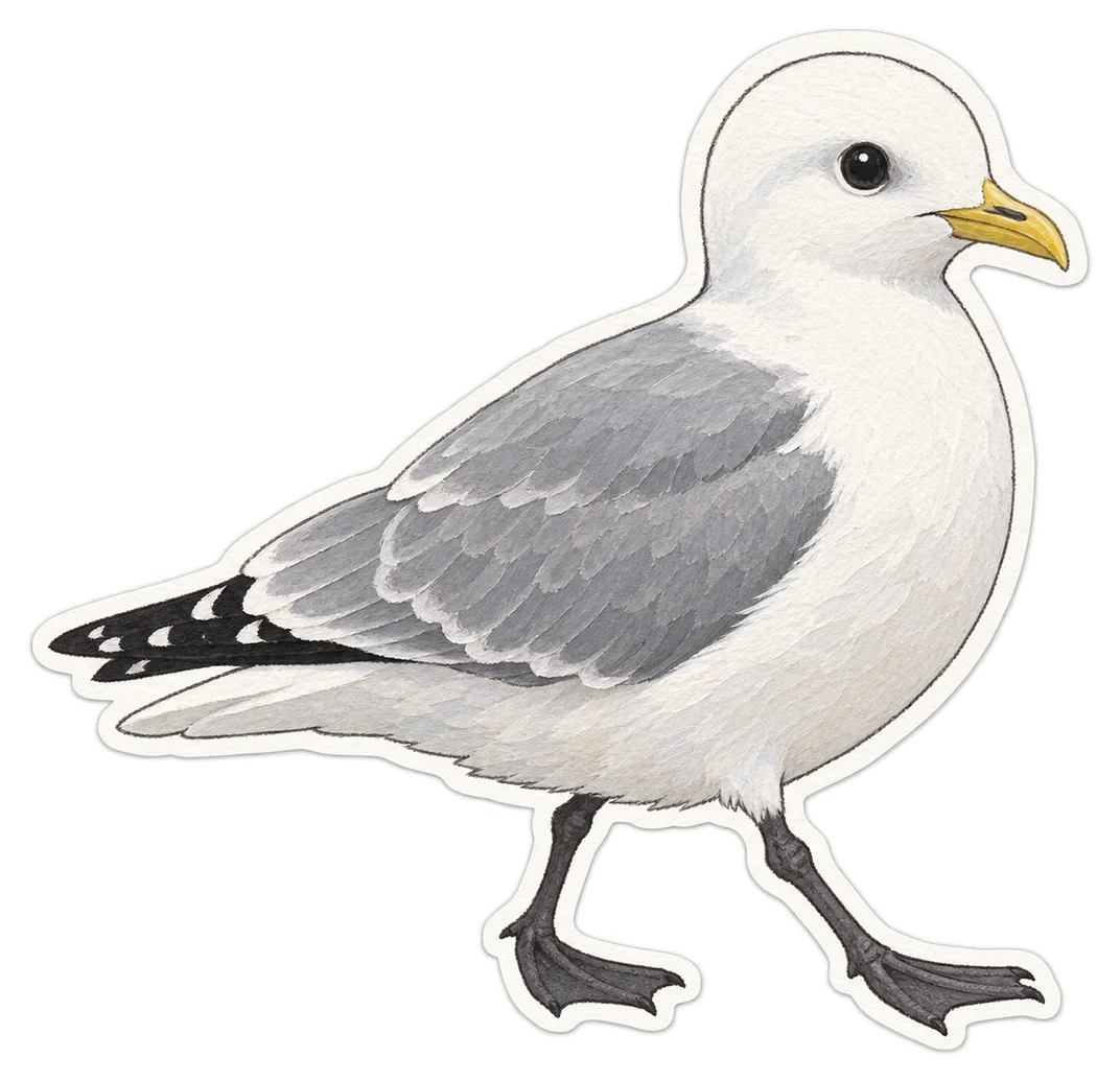 La mouette des brumes (Rissa brevirostris)
