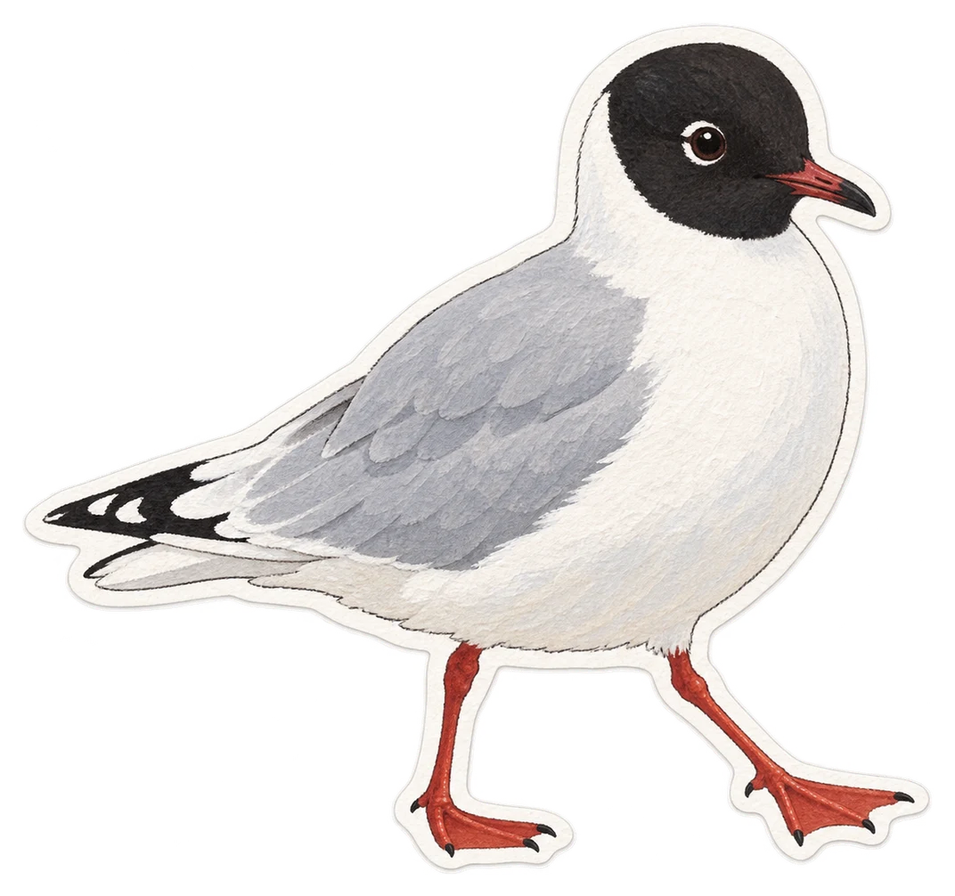 La mouette pygmée (Hydrocoloeus minutus)