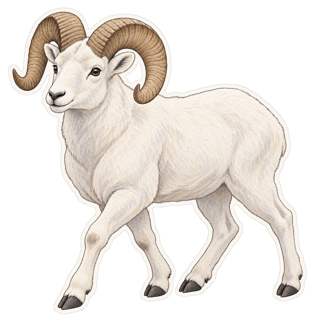 Le mouflon de Dall (Ovis dalli)