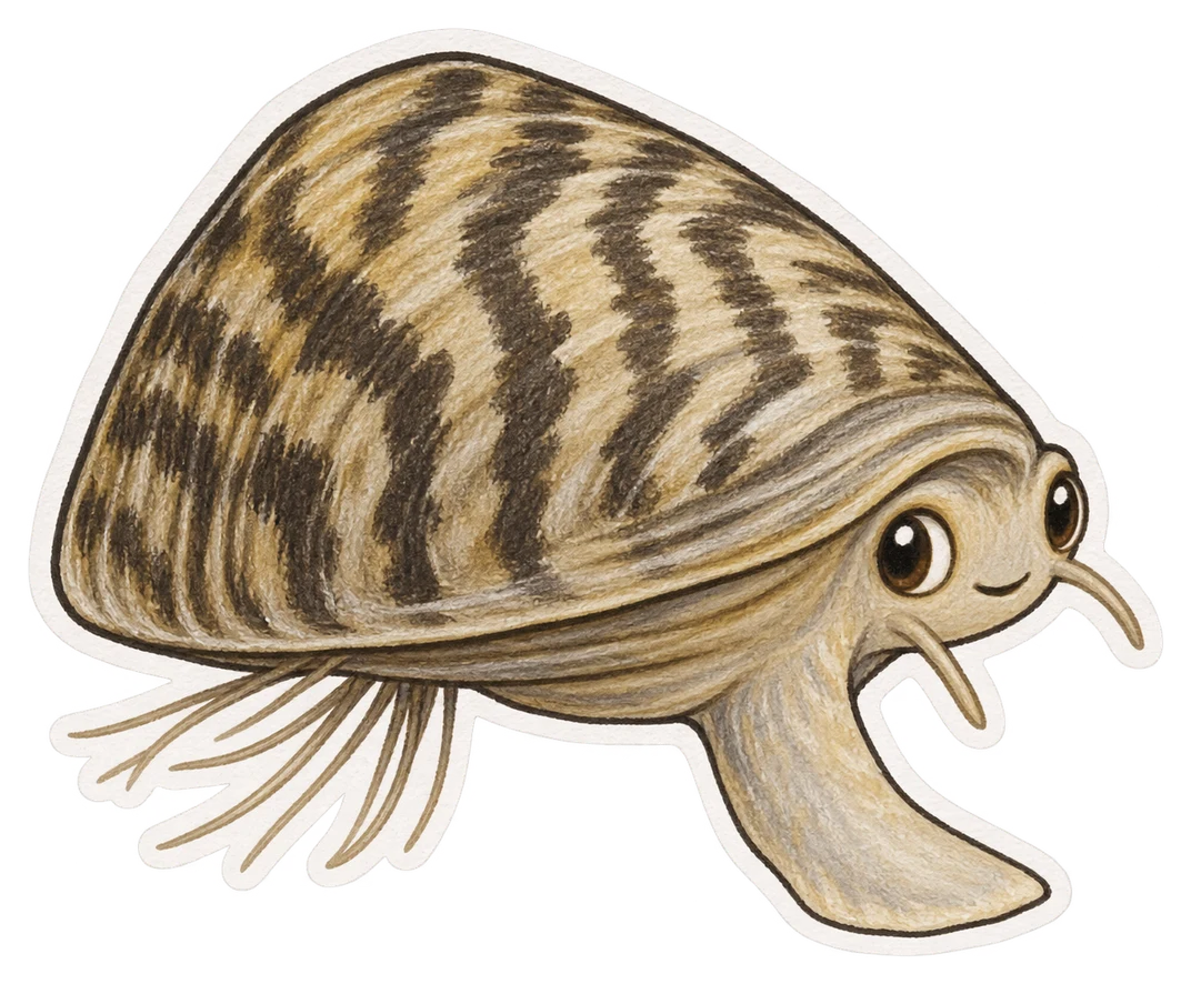La moule zébrée (Dreissena polymorpha)