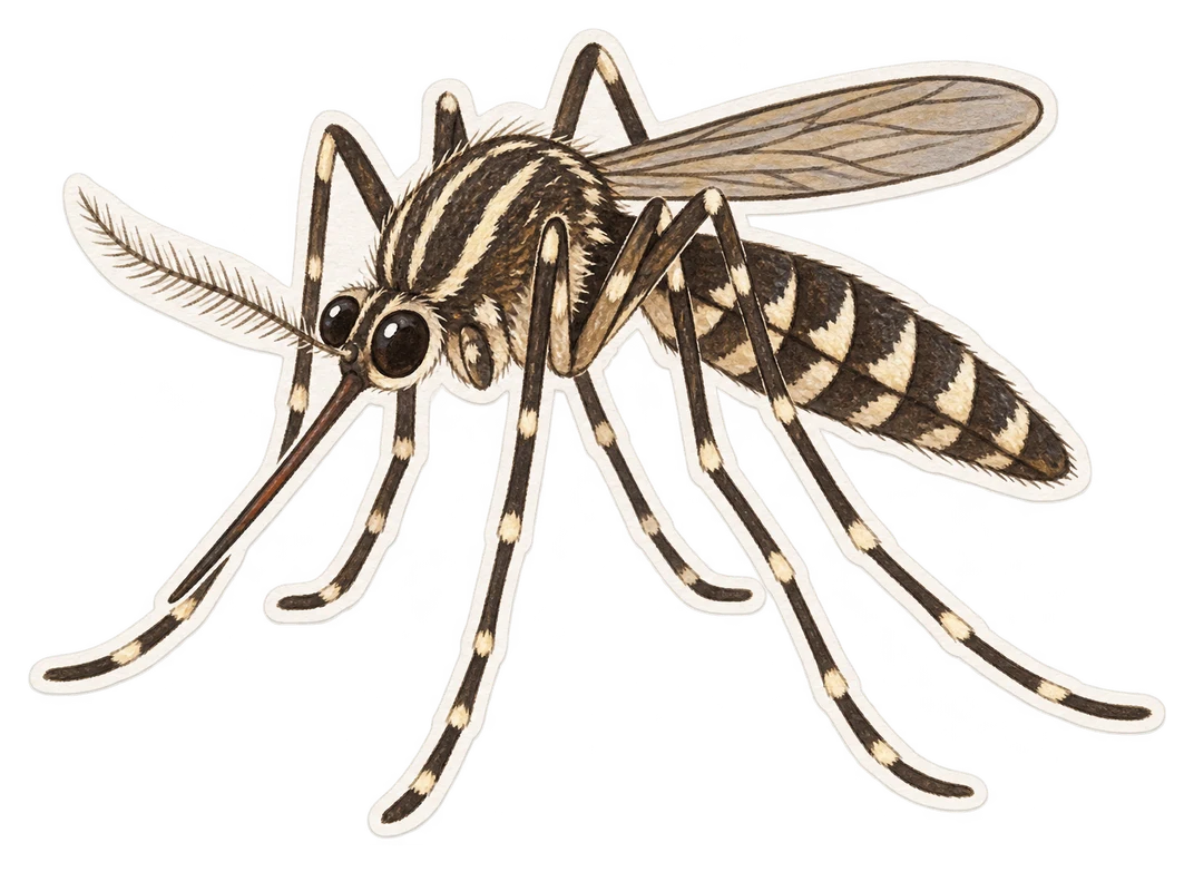 Le moustique des marais (Aedes caspius)