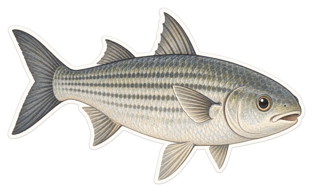 Le mulet cabot (Mugil cephalus)