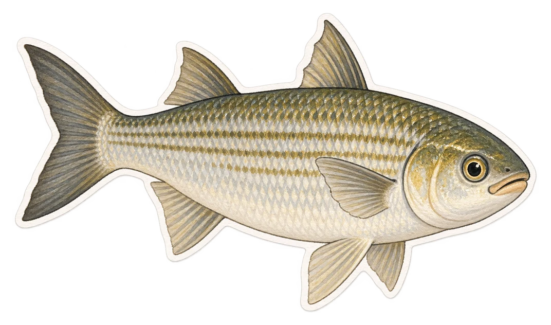 Le mulet doré (Chelon auratus)