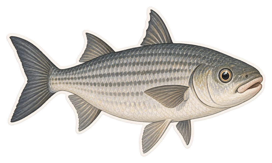 Le mulet lippu (Chelon labrosus)