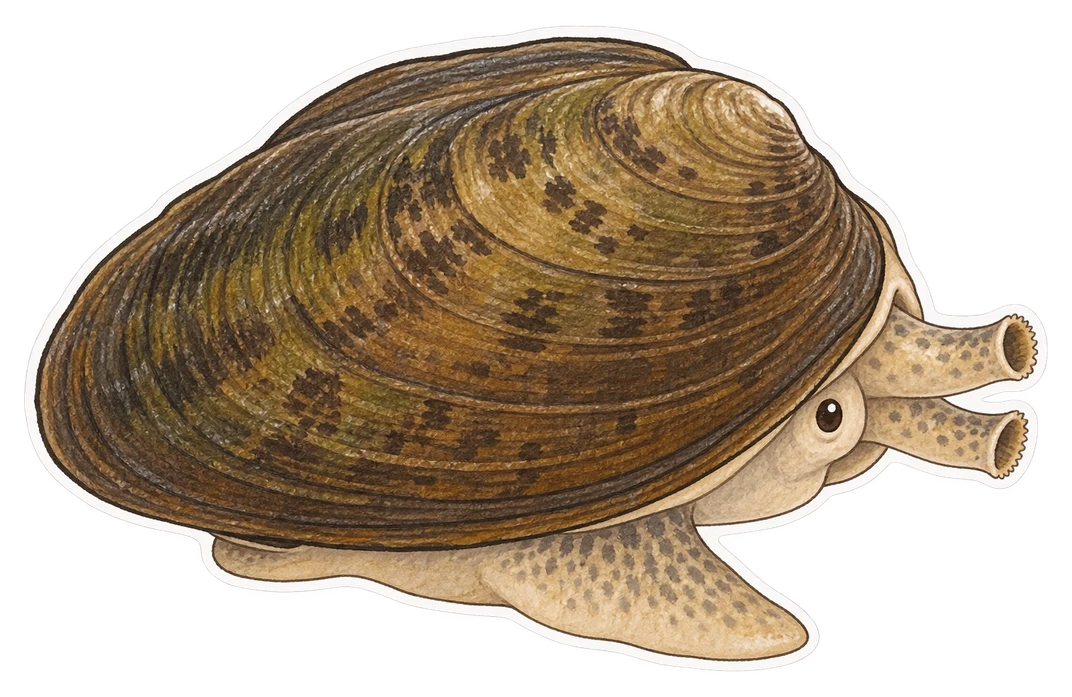 La mulette épaisse (Unio crassus)
