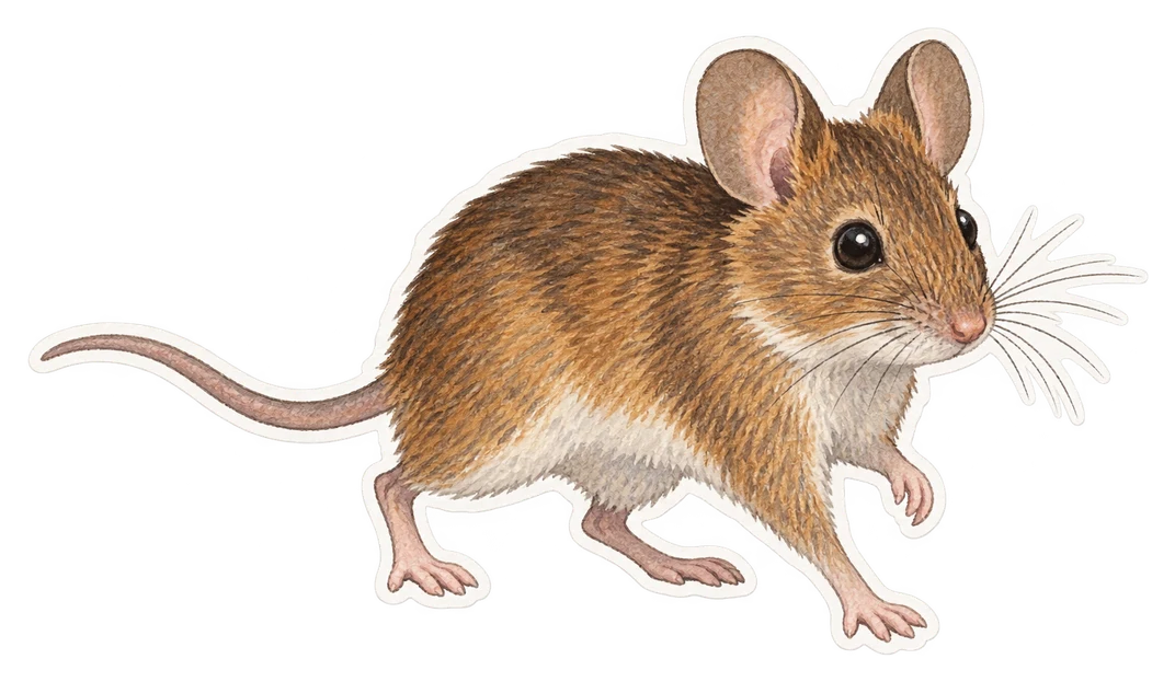 Le mulot sylvestre (Apodemus sylvaticus)